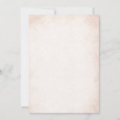 Elegant Watercolor She Said Oui Bridal Shower 招待状 (裏面)