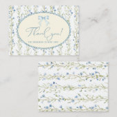 Elegant Watercolor spring wildflowerFlat Note Card ノートカード (正面/裏面)