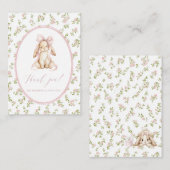 Elegant Watercolor spring wildflowerFlat Note Card ノートカード (正面/裏面)