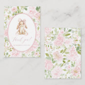 Elegant Watercolor spring wildflowerFlat Note Card ノートカード (正面/裏面)