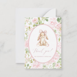 Elegant Watercolor spring wildflowerFlat Note Card ノートカード