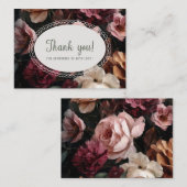 Elegant Watercolor spring wildflowerFlat Note Card ノートカード (正面/裏面)