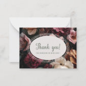 Elegant Watercolor spring wildflowerFlat Note Card ノートカード (正面)