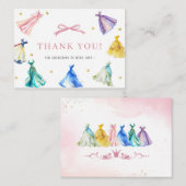 Elegant Watercolor spring wildflowerFlat Note Card ノートカード (正面/裏面)