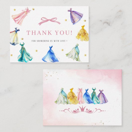 Elegant Watercolor spring wildflowerFlat Note Card ノートカード (正面/裏面)