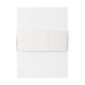 Elegant Watercolor Sring Flowers 招待状ベリーバンド (裏面例)