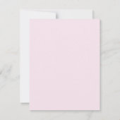 Elegant Watercolor Tropical Beach Minimalist Chic ノートカード (裏面)