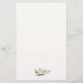 Elegant Watercolor Violin Musician Music Teacher 便箋 (裏面)