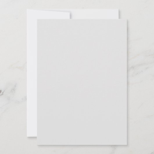 Elegant Watercolor Wedding Invitation  招待状 (裏面)