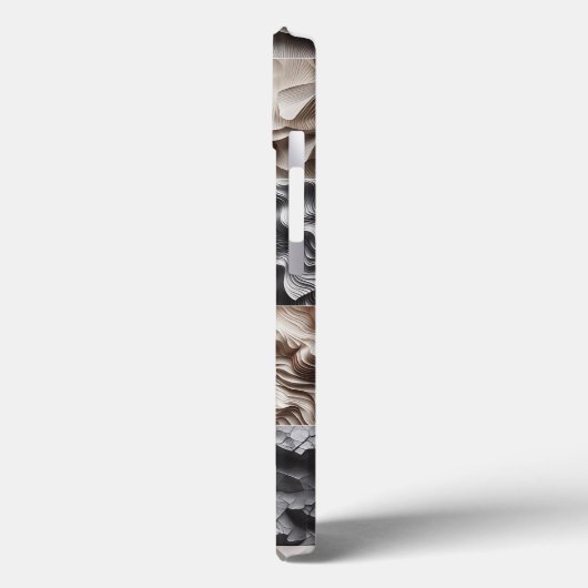 Elegant Wave Texture Phone Case - Sophisticated Case-Mate iPhoneケース (裏面 / 左)