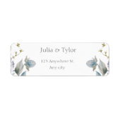 Elegant  Wedding Address Label ラベル (正面)