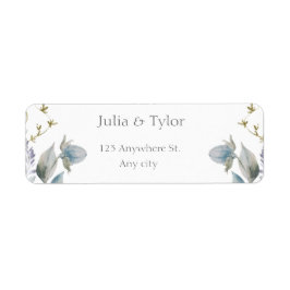 Elegant Wedding Address Label ラベル