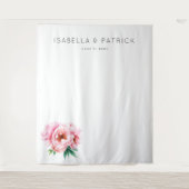 Elegant Wedding Announcement Design タペストリー (正面)