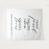 Elegant Wedding Backdrop Tapestry タペストリー (正面(横))