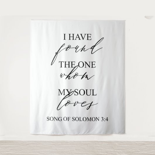 Elegant Wedding Backdrop Tapestry タペストリー (正面)