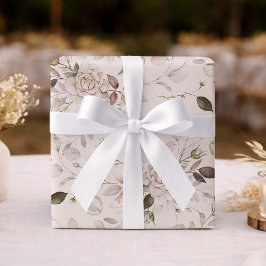 Elegant Wedding & Bridal Shower Wrapping Paper ラッピングペーパー