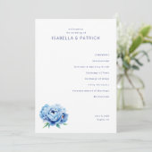 Elegant Wedding Ceremony Program プログラム (スタンド正面)