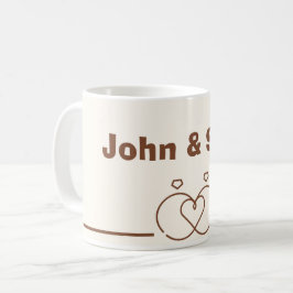 Elegant Wedding Coffee Mug – Unique Design コーヒーマグカップ