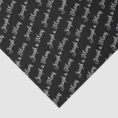 Elegant Wedding Customizable Couple's Names Gift  薄葉紙 (詳細)