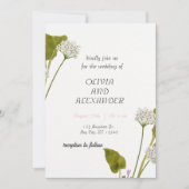 Elegant Wedding Design 招待状 (正面)