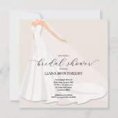 Elegant Wedding Dress Bridal Shower (正面)