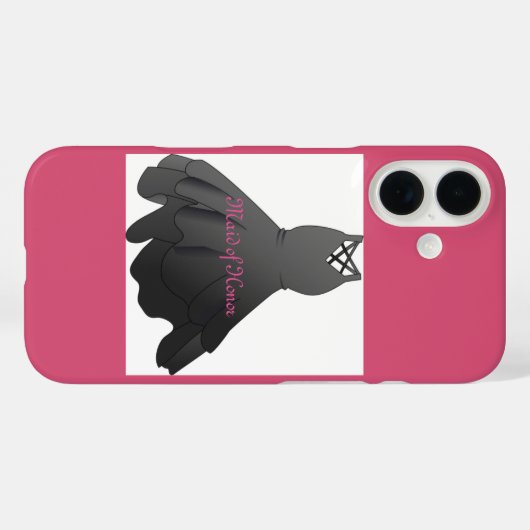 Elegant Wedding Dress Maid of Honor Case-Mate iPhoneケース (裏面 (横))