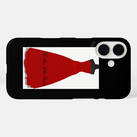 Elegant Wedding Dress Mother of the Bride Case-Mate iPhoneケース (裏面 (横))