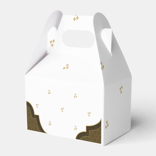 Elegant wedding favor boxes editable フェイバーボックス (裏面サイド)
