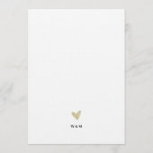 Elegant Wedding Happily Ever After Party 招待状 (裏面)