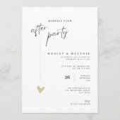 Elegant Wedding Happily Ever After Party 招待状 (正面)
