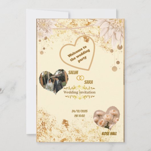 Elegant Wedding Invitation (正面)