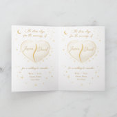Elegant Wedding Invitation  カード (内部)