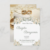 Elegant Wedding Invitation 招待状 (正面/裏面)