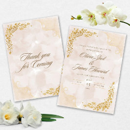 Elegant Wedding invitation 招待状