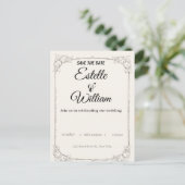 Elegant Wedding Invitation – A Modern Touch for Yo ポストカード (スタンド正面)