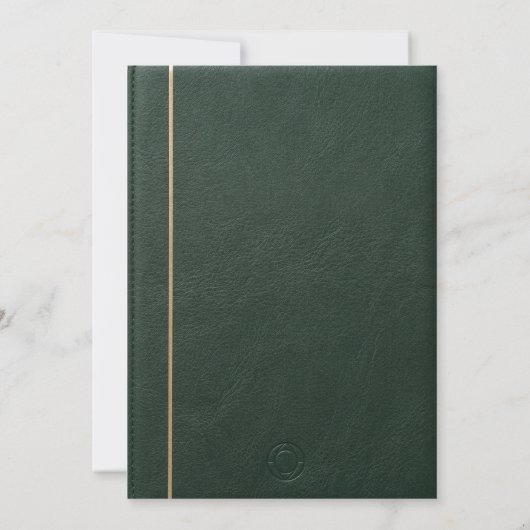 Elegant Wedding Invitation Card 招待状 (裏面)