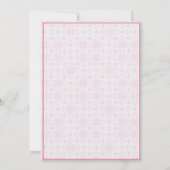 Elegant Wedding Invitation Card 招待状 (裏面)