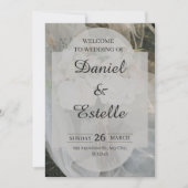 Elegant Wedding Invitation Card 招待状 (正面)