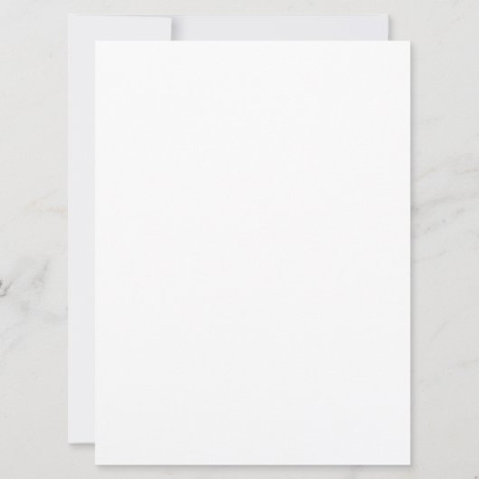 Elegant Wedding Invitation card 案内状 (裏面)