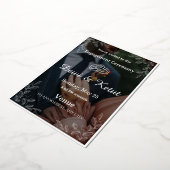 Elegant Wedding Invitation Card 箔招待状 (回転した状態)