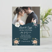 Elegant Wedding Invitation – Classic & Romantic Ce 招待状 (スタンド正面)