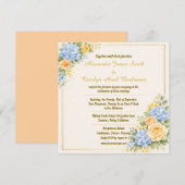 Elegant Wedding Invitation - Customisable 招待状 (正面/裏面)