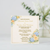 Elegant Wedding Invitation - Customisable 招待状 (スタンド正面)