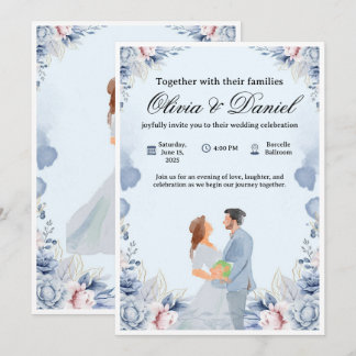 Elegant Wedding Invitation – Customizable & Modern 招待状