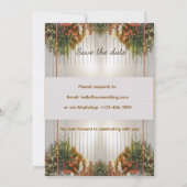 Elegant Wedding Invitation | Editable Names, Date 招待状 (裏面)