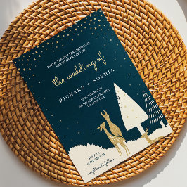 Elegant wedding Invitation in happy new year  招待状