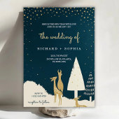Elegant wedding Invitation in happy new year 招待状