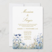 Elegant Wedding Invitation in Spanish 招待状 (正面)