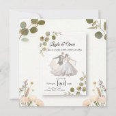 Elegant Wedding Invitation – Minimalist Romantic D カード (正面)