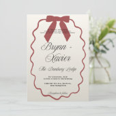 Elegant Wedding Invitation | Modern Script Design 招待状 (スタンド正面)